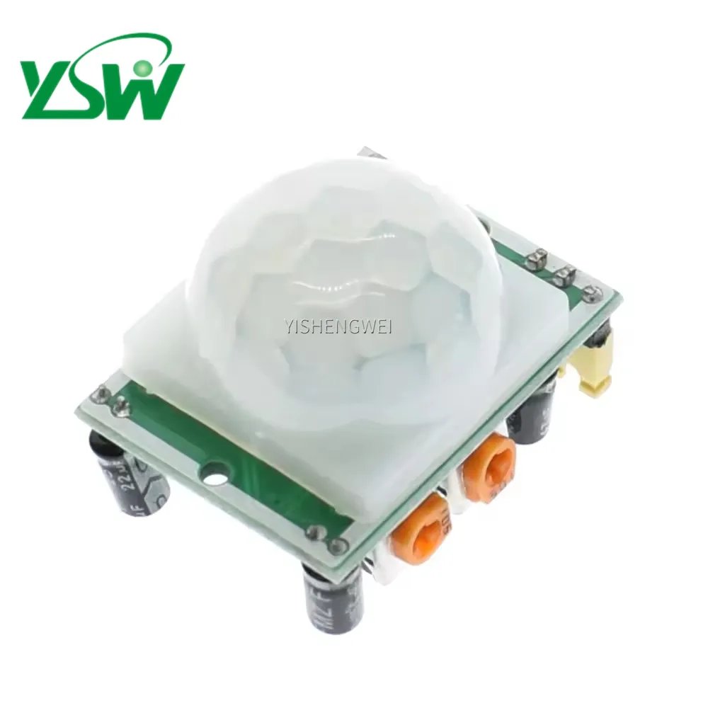 HC-SR501 Ajustar IR Módulo Pirolétrico Infravermelho Mini PIR Módulo Detector de Sensor de Movimento