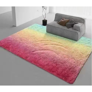 Tapis d'intérieur moderne 4x6 à poils longs, doux et moelleux, en peluche teintée à la machine, adapté aux animaux de compagnie pour les enfants et la chambre à coucher. - Product Image 6