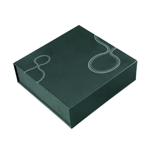 Rigid Cardboard Gift Boxes With Ribbon And Magnetic Lid Gift Packaging Flat Packing Folding Box With Magnetic Flap For Clothes