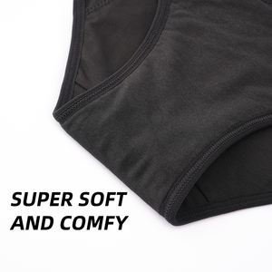 Bragas Menstruales Período menstrual Reutilizable A prueba de fugas Cuatro capas Bragas transpirables de flujo pesado para mujeres Calzoncillos - Product Image 4