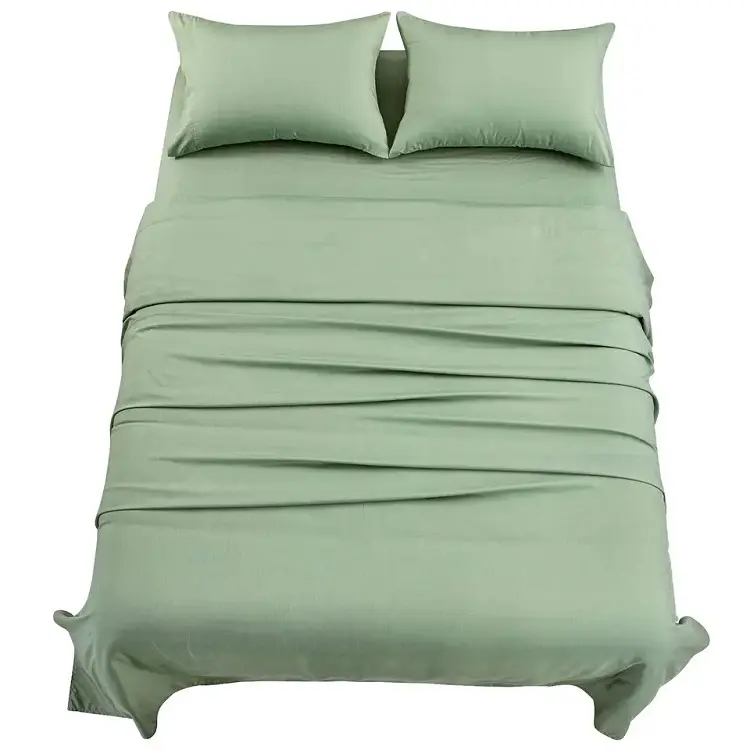 Solid Bed Sheet quilts with wholesale cotton bed sheet in discount price