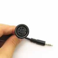 Custom 8 pin 9 pin 5pin mini din zu 3.5mm stereo jack Audio Video Cable