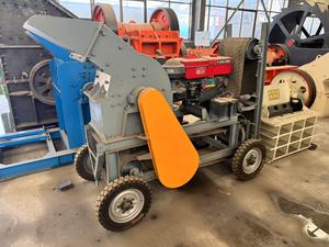 Động cơ diesel búa Máy Nghiền động cơ điện cứng kim cương máy nghiền cho đá đá có tính năng thành phần-Mang bánh - Product Image 3