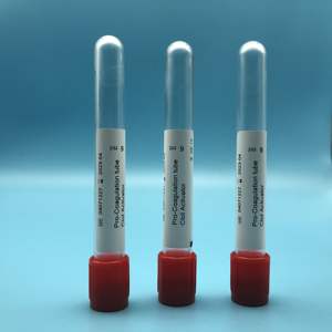 Tubes de prélèvement sanguin sous vide en verre stériles sans additif Red Hat jetables 13*100 6ml 7ml - Product Image 2