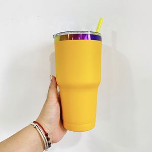 Customized Holiday Promotion Gift 30oz Holographic Powder Coated rainbow Plated Tumblers <b>Coffee</b> Mugs Water <b>Bottle</b> - Product Image 4