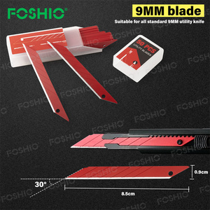 Foshio personalizar colores acero al carbono cuchillo de corte de papel Snap Off 9Mm hoja - Product Image 6