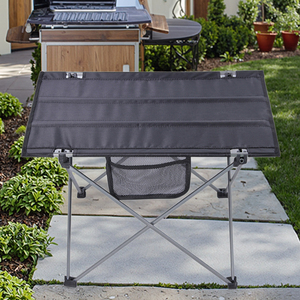 YILU <span class=keywords><strong>Table</strong></span> de <span class=keywords><strong>camping</strong></span> <span class=keywords><strong>pliante</strong></span> légère et portable avec organisateur de rangement en filet et sac de transport pour une utilisation à l'intérieur et à l'extérieur - Product Image 6