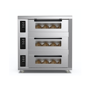Four <span class=keywords><strong>de</strong></span> cuisson 3 étages 6 plateaux Commercial Gainjoys Noix <span class=keywords><strong>de</strong></span> cajou Machine à four Pommes <span class=keywords><strong>de</strong></span> <span class=keywords><strong>terre</strong></span> Pain Gâteaux Tartes et Pâtisseries Four Machine - Product Image 3