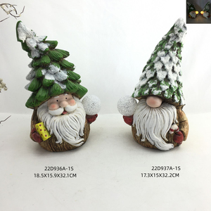 Petit vieil <span class=keywords><strong>homme</strong></span> de Noël à barbe blanche, artisanat en résine, décoration de sapin de Noël, statue, ornements - Product Image 6