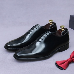 Zapatos Formales de Piel Auténtica para Hombre ASTON M.JAZZ, Estilo Inglés, Punta en Pico, Antideslizantes, Brillantes, para Boda - Product Image 5
