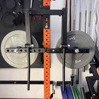 Barre de dips réglable en acier robuste pour rack de musculation, station de dips pour entraînement à domicile