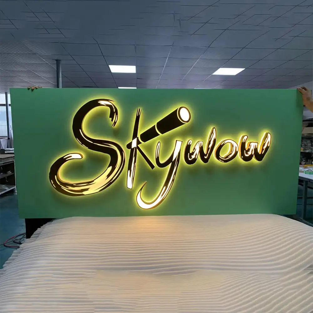 Advertising display signs factory custom made indoor/outdoor led signage