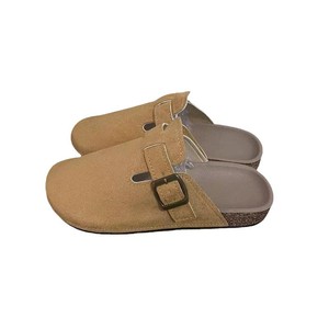 Zuecos Estilo Birken para Mujer con Plantilla de Corcho, Sandalias Cómodas, Pantuflas Bio, Mulas de Exterior de EVA, Planas de Poliéster para Invierno - Product Image 1
