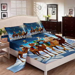 ชุดแผ่นเรียบ3 Reyes magos สามคนฉลาดพิมพ์ลาย Bethlehem Star Wise Men - Product Image 2