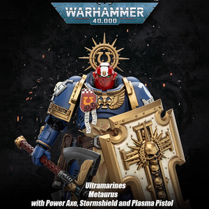 JOYTOY Dark Source <span class=keywords><strong>Warhammer</strong></span> <span class=keywords><strong>40K</strong></span> Metaros Figurine d'action articulée à l'échelle 1/18, modèle de collection avec accessoires et base de présentation - Product Image 2