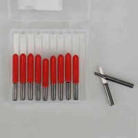 Couteau à colonne pointu à fond plat Offre Spéciale avec diamètre de tige ODM et OEM personnalisé 3.175mm 4mm 6mm 10-90 degrés fraise