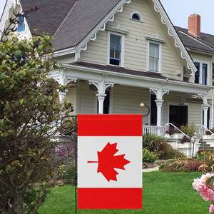Venta al por mayor Bandera de Canadá pequeñas banderas de jardín canadiense patio porche bandera para decoraciones patrióticas al aire libre - Product Image 6