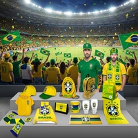 Brasilien-Fans Fußball-Meisterschaftsschal Baseball-Kappe Fußball-Merchandise Geschenk Souvenir