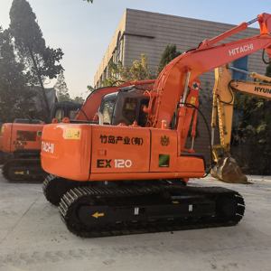 รถขุด Ex120-5ฮิตาชิแบบ12ton มือสอง Ex120ใช้แล้วรถขุดตีนตะขาบ Ex120-5 - Product Image 2