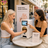 Imprimante 3D numérique automatique compacte avec support Wi-Fi pour l'impression d'art d'ongles DIY, équipement pour les entreprises de beauté