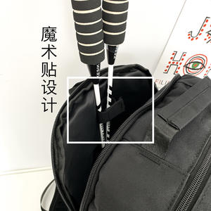 Sac à dos de sport d'extérieur grande capacité résistant à l'eau en matériau PU Sac de fitness portable Sac de tennis Sac à dos d'entraînement au tennis - Product Image 5