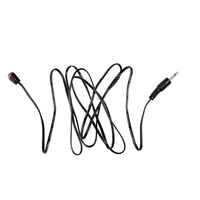 Cable Extensor de Audio de 3.5mm con Sensor IR de un Solo Cabezal y Cubierta de PVC Hitec para Monitor de Video de 1080p