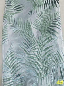 Tela Brocada Jacquard Metálica de 143 g/m² para Confección de Vestidos, Patrón de Hojas en Relieve, Poliéster de Lujo para Faldas, Trajes y Manualidades - Product Image 4