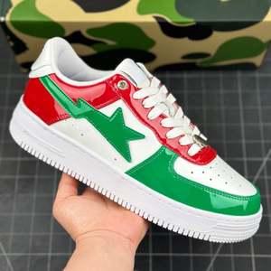 Zapatillas de Lujo de Diseñador Bapery Star para Caminar, Deportivas, Casuales, Retro, Clásicas, Transpirables, de Malla y Tela de Algodón, de Caña Baja, con Suela Gruesa, para Hombre y Mujer - Product Image 1