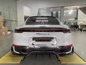 Nouveau kit carrosserie ZNDR pour 992 en fibre de carbone avec lèvre avant, diffuseur, jupes latérales, spoiler, capot et ailes - Auto-adhésif - Product Image 3