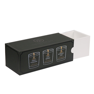 Creative Candle Gift Box Custom Logo Printed Candle Set Gift Box Paper <b>Drawer</b> Box for Candle - Product Image 2