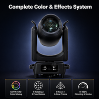 Projecteur de scène LED 600W étanche à tête mobile, faisceau, spot et wash 3-en-1 pour éclairage de concert extérieur DMX512 RDM