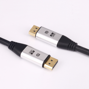 Cable <span class=keywords><strong>DisplayPort</strong></span> <span class=keywords><strong>a</strong></span> DP de Alta Calidad, Nuevo, con Molde Metálico LJ 8K - Product Image 2