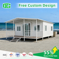 Maison conteneur modulaire personnalisée standard AU 20 pieds 30 pieds 40 pieds, maison portable, maisons conteneurs préfabriquées extensibles