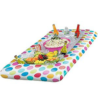 Refroidisseur de boisson de piscine gonflable durable de haute qualité, plateau de nourriture de piscine flottant