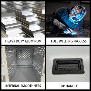 กรงสุนัขแบบพับได้กรงสุนัขมืออาชีพอุปกรณ์สำหรับงานหนักปรับแต่งได้ - Product Image 3