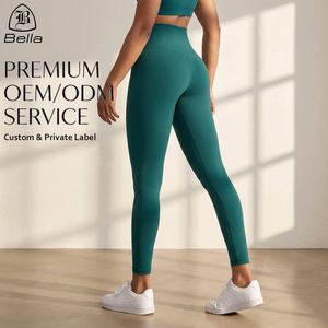 Leggings Deportivos Personalizados para Yoga, Pantalones de Fitness de Cintura Alta, Leggings de Gimnasio para Mujer con Efecto Push-Up - Product Image 1