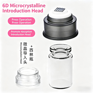 Testina di introduzione microcristallina 6D con flacone, punta di ricambio <span class=keywords><strong>per</strong></span> l'assorbimento dell'essenza cutanea, accessori <span class=keywords><strong>per</strong></span> macchine di bellezza - Product Image 1