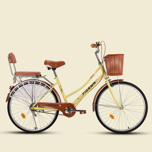 จักรยาน Pigeon City ขนาด 24 นิ้ว โครงเหล็ก ดีไซน์คลาสสิก สำหรับการเดินทาง - Product Image 1