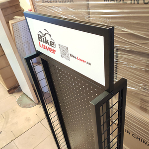 Mingtang điện thoại di động Phụ Kiện Rack hiển thị, xoay điện thoại di động trường hợp đứng với móc và bánh xe - Product Image 6