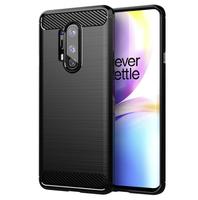 Coque arrière en silicone pour coque de téléphone One Plus 8 Pro Coque de protection en fibre de carbone pour Oneplus 3 3T 5 5T 6 6T 7 7T Pro Case Sports