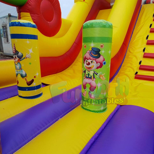 Tobogán inflable comercial para niños, castillo inflable con tobogán y brincolín para exteriores. - Product Image 6