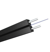 Cable de Fibra Óptica FTTH para Interiores y Exteriores, de 1 Núcleo, 2F 4F, con Refuerzo de Acero, Cubierta LSZH