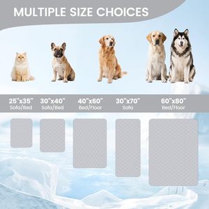 <b>Dog</b> Cooling Mat Winter Waterproof Indoor <b>Sofa</b> Couch Pee Pad Washable Lightweight Heat Relief <b>Dogs</b> Cats Outdoor Travel - Product Image 4