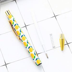 1.0Mm Creative Heat Transfer Ballpoint Full-Barrel Printed <b>Retractable</b> Custom Logo Gift Advertising <b>Pen</b> - Product Image 4