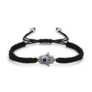 Bracelets de bonne chance tressés faits à la main et cordon de cheville à 7 nœuds avec ficelle rouge porte-bonheur pour l'amitié et les cadeaux - Product Image 3