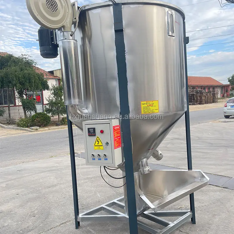 How much does plastic scrap recycling cost per pound these days? Stainless Steel Heating Mixing Tank Plastic Granulator