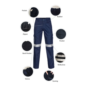 <span class=keywords><strong>Abbigliamento</strong></span> Riflettente YS Construction 100% Cotone Personalizzato Camicia/Pantaloni da Lavoro ad <span class=keywords><strong>Alta</strong></span> Visibilità a Maniche Lunghe - Product Image 5