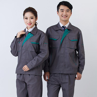 Personnalisé Coton Polyester Tissu Flip Col Vêtements de Travail Construction Réparateur Uniforme De Protection Vêtements De Travail Vêtements De Travail Vêtements De Travail