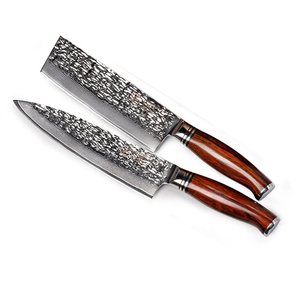 Ensemble de couteaux de chef en acier Damas écologique fait main, qualité supérieure, sur mesure, ensemble de cuisine en acier Damas - Product Image 6