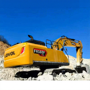 Excavadora de cadenas Lovol FR560F PH, maquinaria hidráulica de construcción, 1000 kg, operación manual - Product Image 1